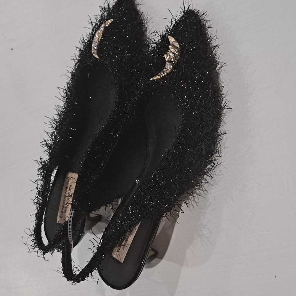 New Antonio Melani x Elizabeth Damrich Moon Boucle Slingback Pumps - Picture 4 of 8